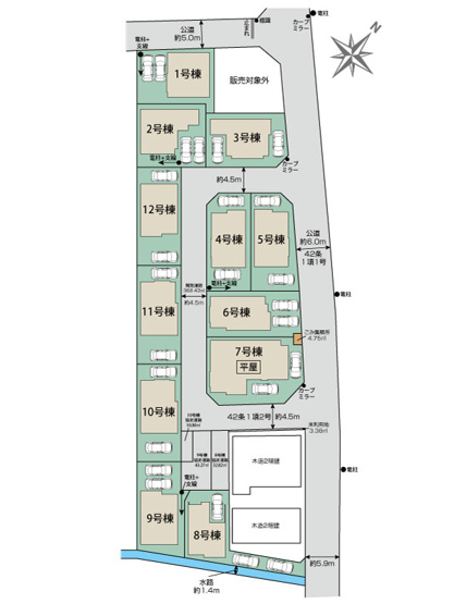 【区画図】 | blooming garden北本市中丸7丁目　新築住宅