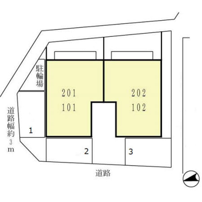 【区画図】 | クレベール上牧