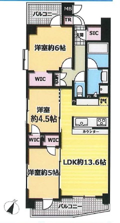 プレシス西ヶ原の間取り