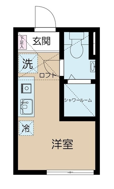 Belle Scene Motosumiyoshi -ベルセーヌ元住吉の間取り|間取りです。