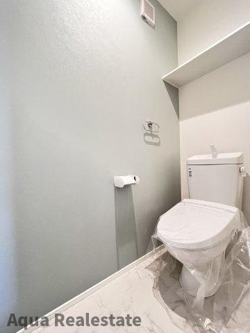 オール電化デザイナーズハウス高松市屋島中町建売②のトイレ|シンプルで使いやすいトイレです　※同仕様の施工事例です。