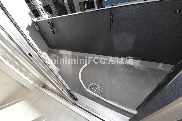 ワールドアイ京町堀のバルコニー