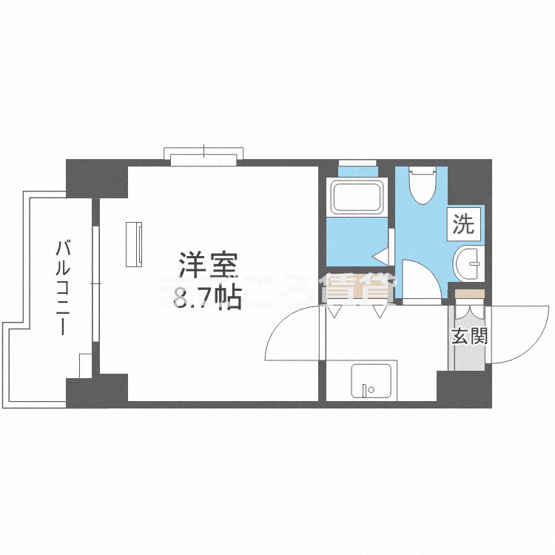 【間取り】 | ディナスティ堺筋本町