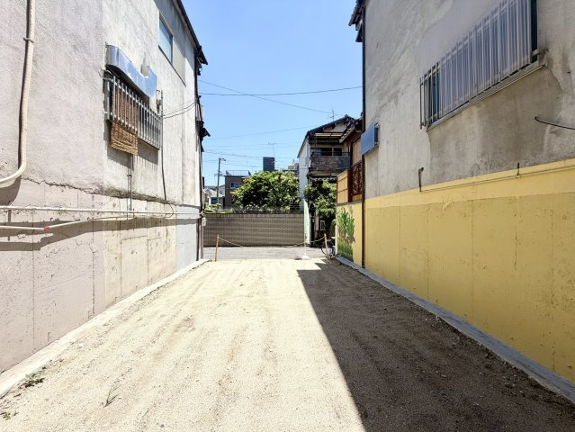 住吉区大領2丁目の前面道路含む現地写真|土地と建物をトータルで考えられるため、安心です◎