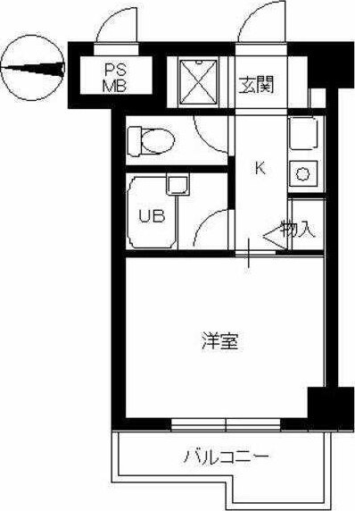 スカイコート文京小石川の間取り
