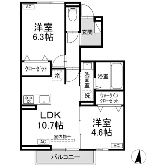 【間取り】 | ペニーレーン石神井台　Ａ棟