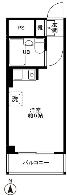 トーシンコーポ栄の間取り
