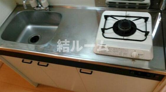 中野区野方３丁目のアパートのキッチン