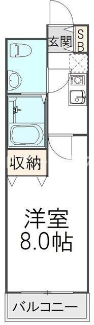 らふぃね壱番館の間取り