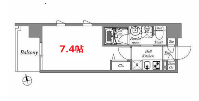 【間取り】 | エスタート品川南大井II | 間取り