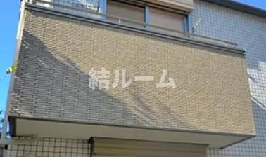 板橋区仲宿のアパートのバルコニー