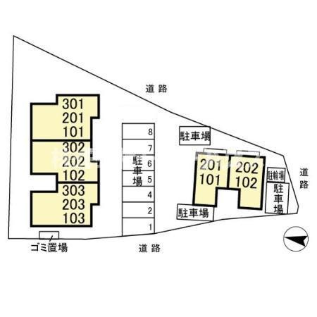 ＫＳ．グランメール汐見台の区画図
