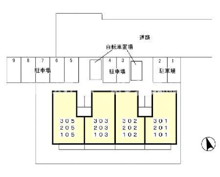 ＫＳ・アトレアの区画図