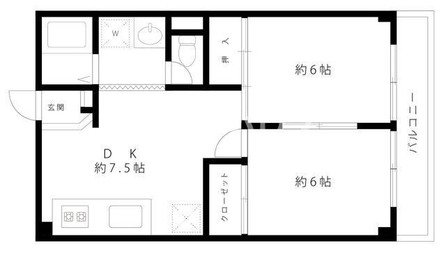 大成レジデンス第一の間取り