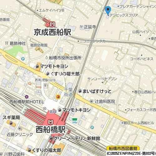 FORESTA西船橋の地図|地図