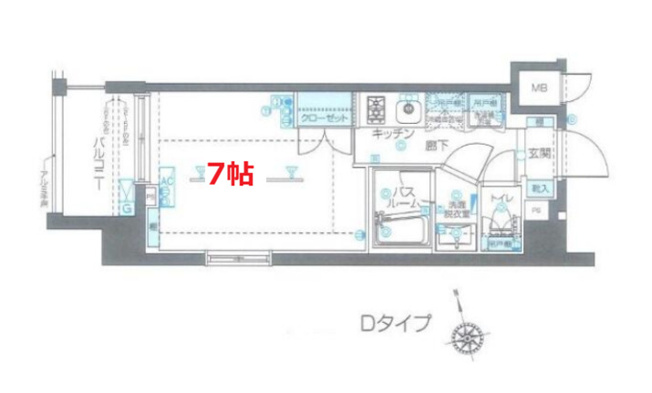 【間取り】 | ZOOM品川南 | 間取り