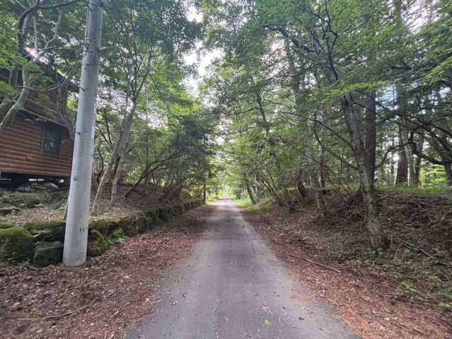【前面道路含む現地写真】 | 南都留郡鳴沢村　ロフト付き　4LDK　