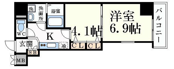 レジュールアッシュ梅田AXIA