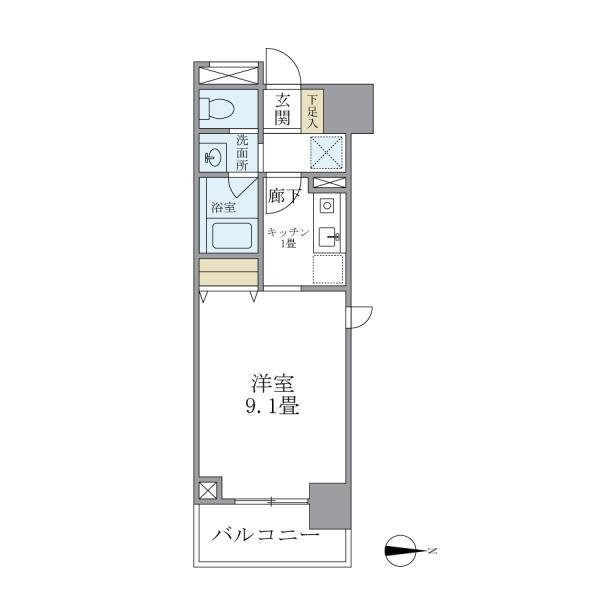マイプレジール広尾の間取り