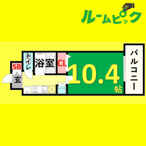 鶴舞パークヒルズ　名古屋市賃貸　仲介手数料無料の間取り