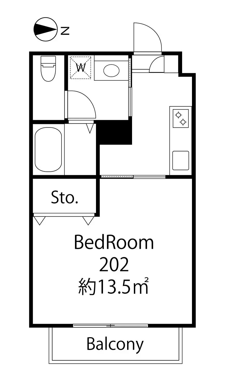 AP1049 レスポワール小岩 202の間取り|




