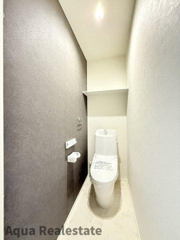 オール電化デザイナーズハウス北島町鯛浜建売⑰のトイレ|落ち着いた色調のトイレです　　※同仕様の施工事例です