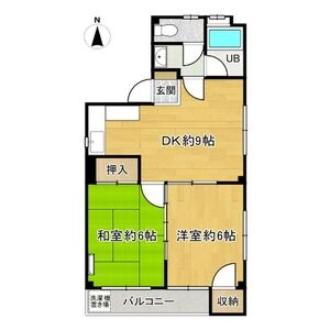 【間取り】 | サンワライフマンション