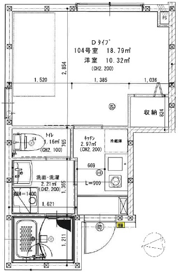 パークノート東日暮里の間取り
