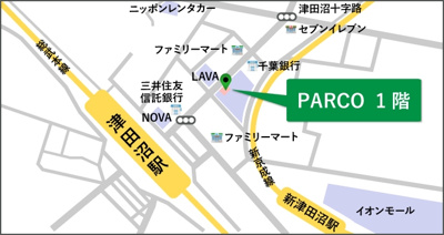 【地図】コンフォール木田