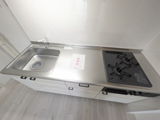 2口ガスコンロ付きキッチン