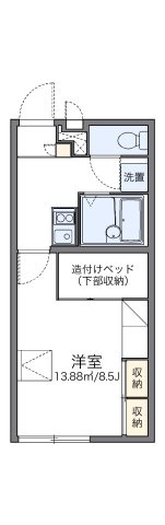 レオパレスリリオンの間取り
