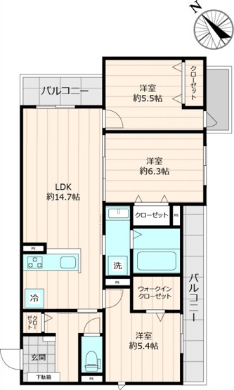 【間取り】 | アズール伯玄
