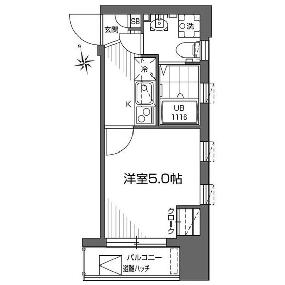 【間取り】 | グランアセット早稲田 | 間取り図