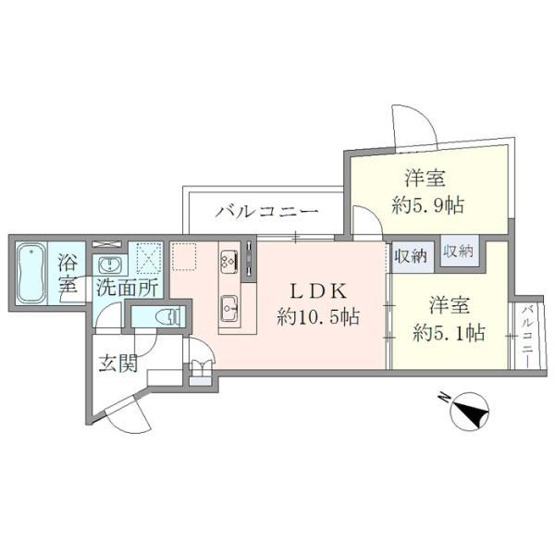 【間取り】 | ＨＴピア赤坂