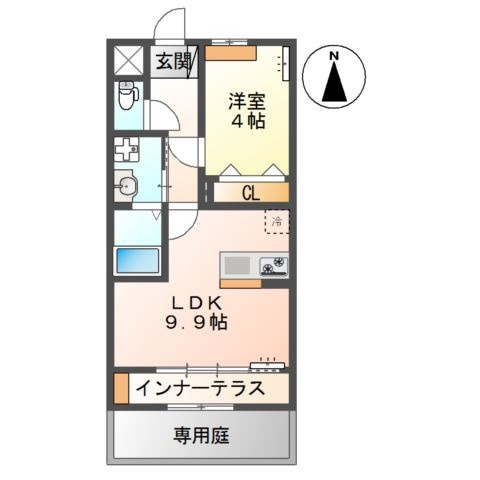 フィールド　ストーンの間取り