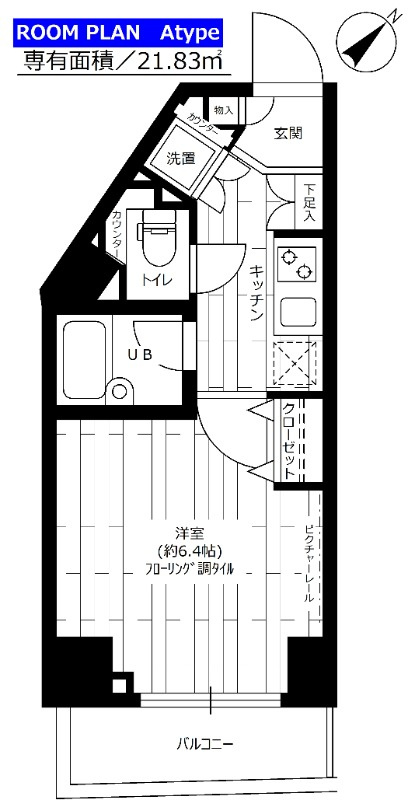 ステージファースト三軒茶屋Ⅱの間取り