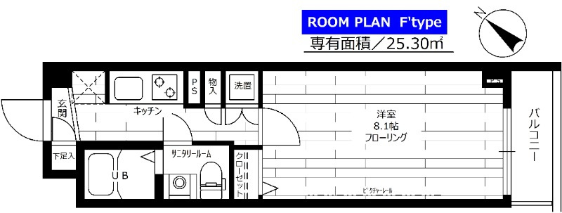 ステージファースト田園調布アジールコートの間取り