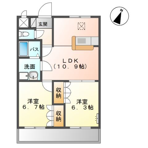 ノーブルの間取り