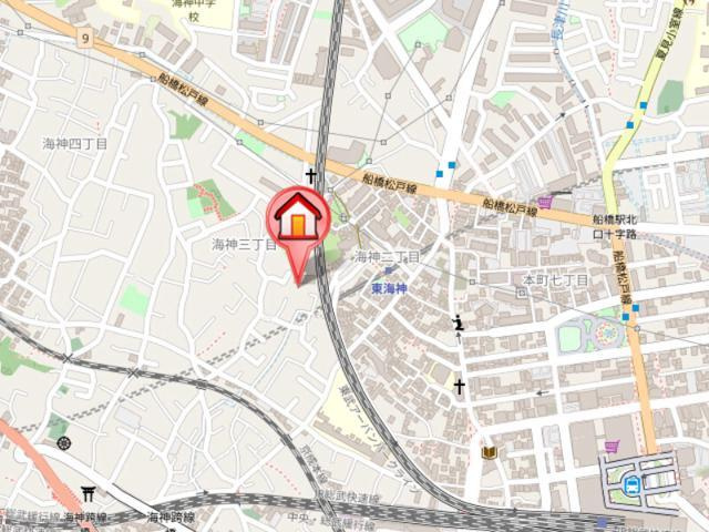 ベルリード東海神の地図