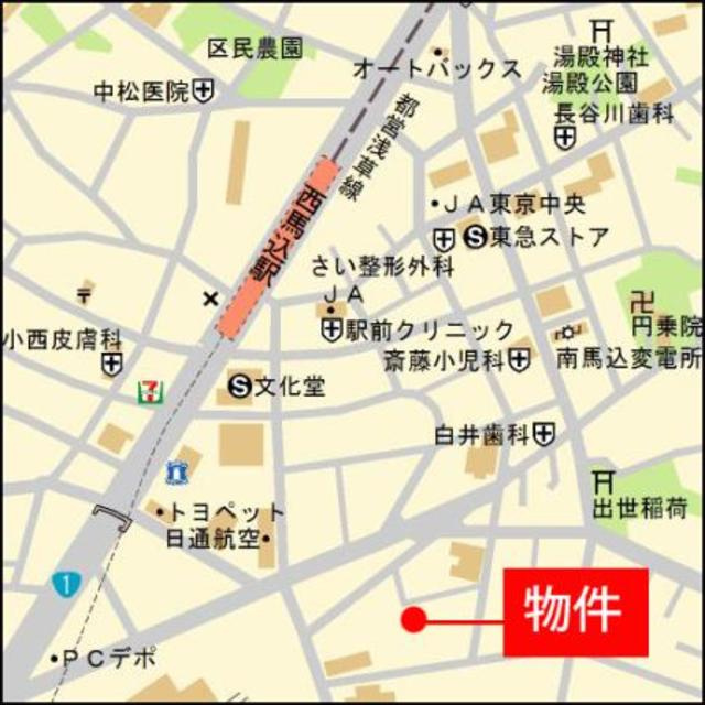 ＫＤＸレジデンス西馬込の地図