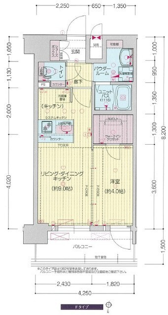 プレサンス伏見アーバンベースの間取り