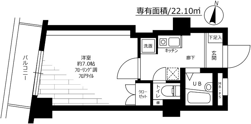 ステージファースト大塚の間取り