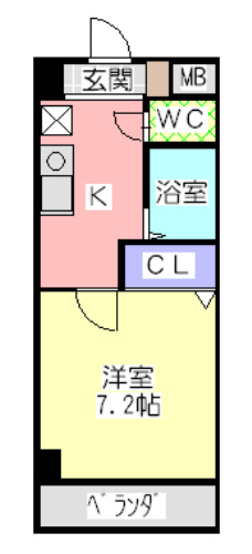 ソレイユ東海通の間取り