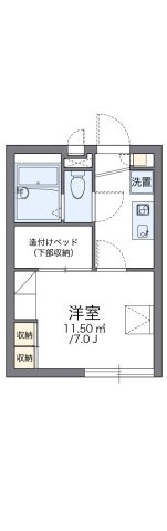 レオパレス獅子ヶ谷の間取り