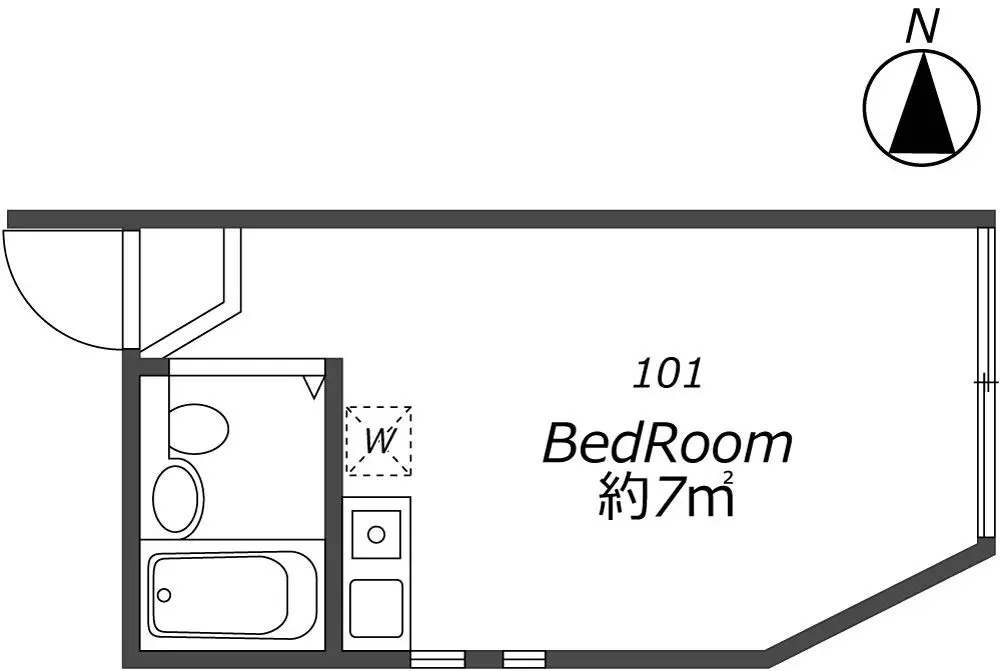 AP359 アーバンプレイス中野新橋 101の間取り|



