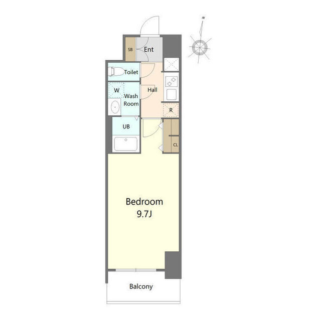 S-RESIDENCE岐阜駅の間取り