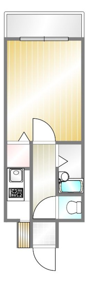 【間取り】 | パラージュ西新