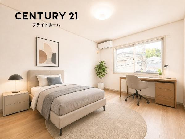 横浜市戸塚区秋葉町の中古一戸建の洋室|落ち着きのある洋室です！
休日はこちらでおくつろぎ下さい♪
※家具等はCGでの参考レイアウトです。