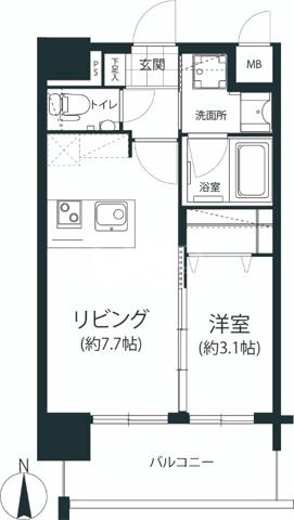 【間取り】 | アクシオン百道エクシード