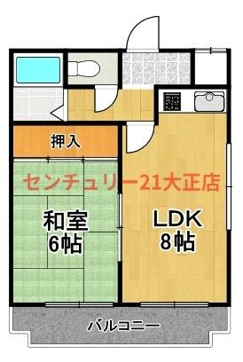 COSMO蓮井の間取り